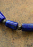 Boho Bracelet, Stretchy Bracelet, Blue Lapis and Purple Amethyst